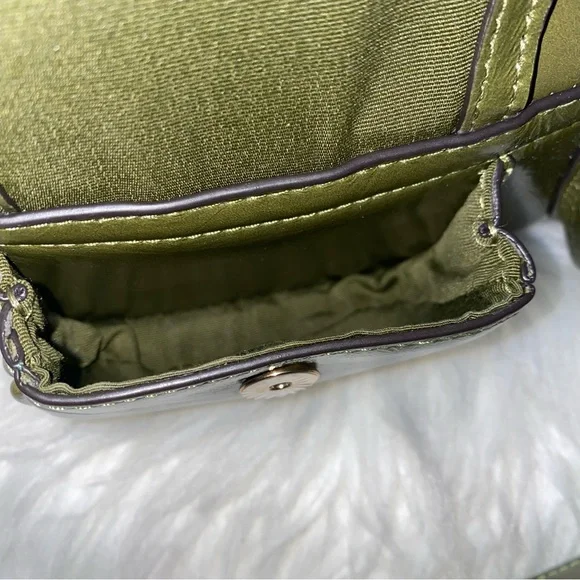 Coach leather purse Ashton Bag New olive color - Picture 8 of 14